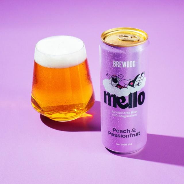 Mello Peach & Passionfruit 0.0%, BrewDog, Scotland