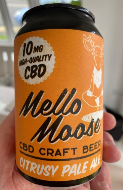 Mello Moose CBD Citrusy Pale Ale 5.0%, Glen Affric Brewery, England