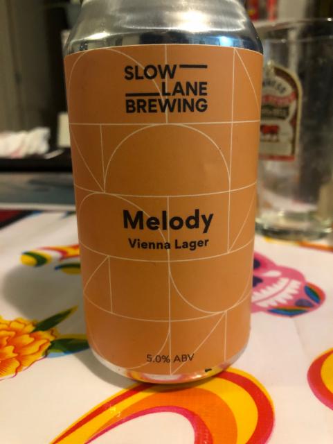 Melody Vienna lager, Slow Lane Brewing
