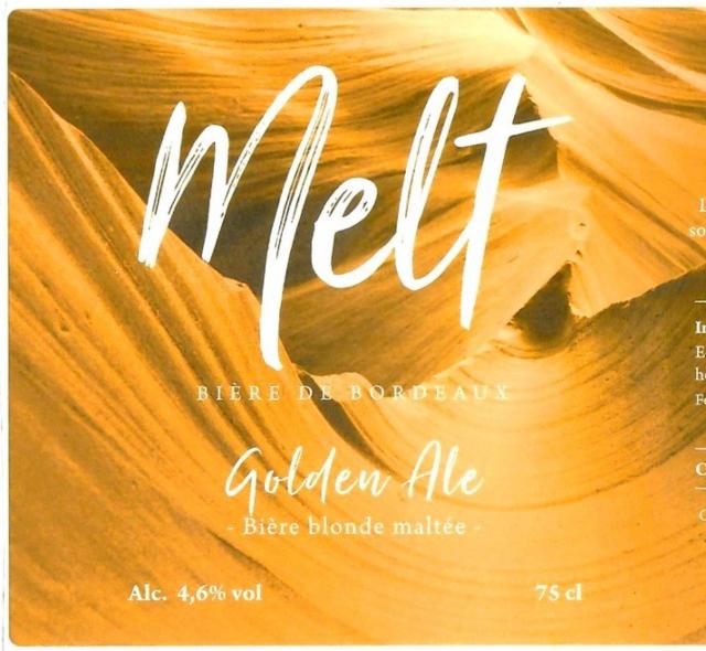 Melt Golden Ale 4.6%, Brasserie Melt [Closed], France