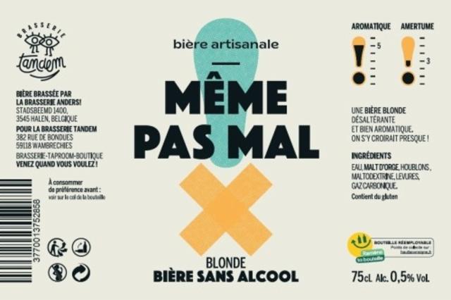 Même Pas Mal 0.5%, Brasserie Tandem, France