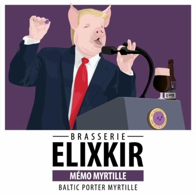 Mémo Myrtille 8.0%, Brasserie Elixkir, France