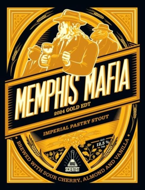 Memphis Mafia 2024 Gold EDT 12.5%, Mad Scientist, Hungary