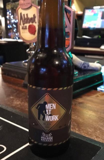 Men At Work 4.5%, Hillside Brewery, England
