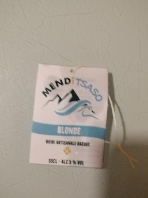 Menditsaso Blonde 5.0%, Menditsaso, France