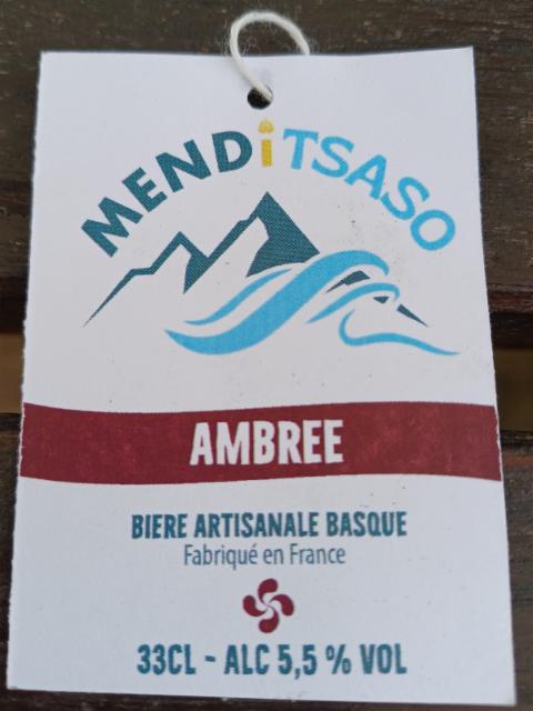 Menditsaso Ambree 5.5%, Menditsaso, France