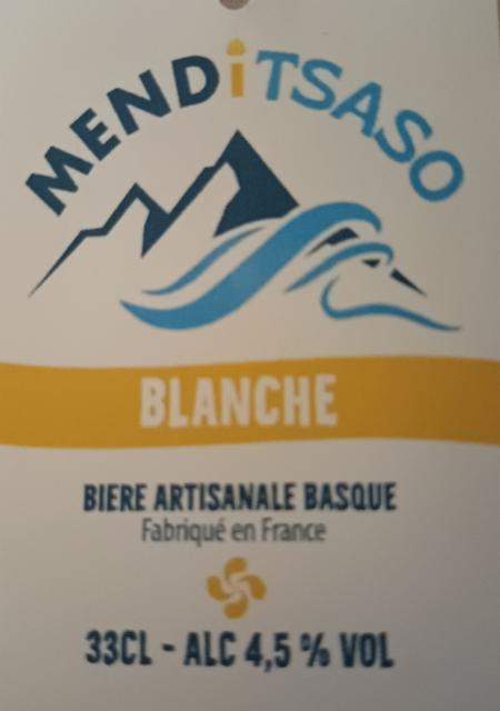 Menditsaso Blanche 4.5%, Menditsaso, France