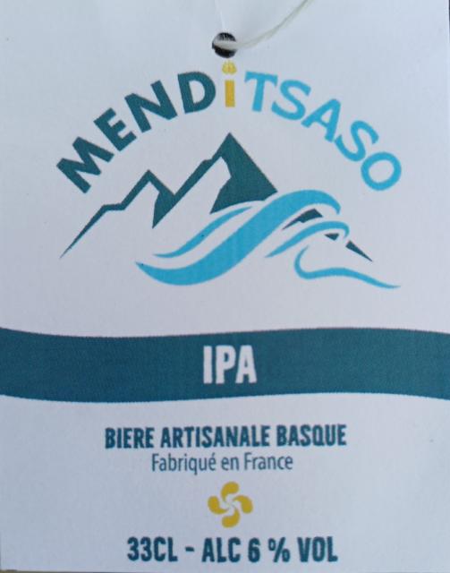 Menditsaso IPA 6.0%, Menditsaso, France
