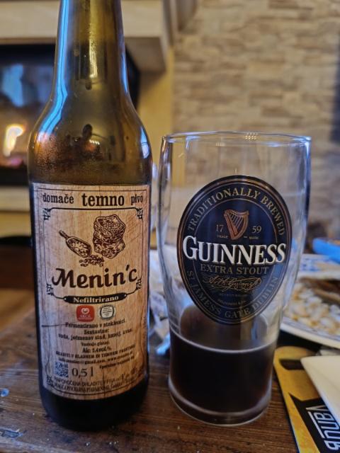 Menin'c Temno 5.6%, Domača Pivovarna Kotar, Slovenia