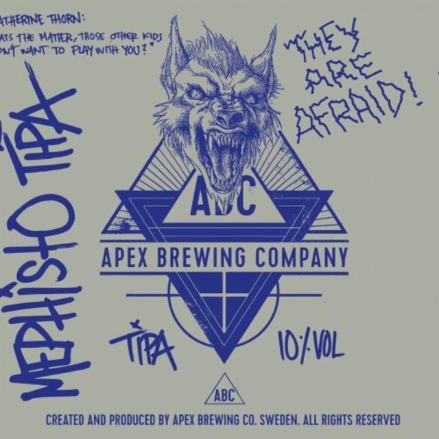 Mephisto TIPA 10.0%, Apex Brewing Company, Sweden