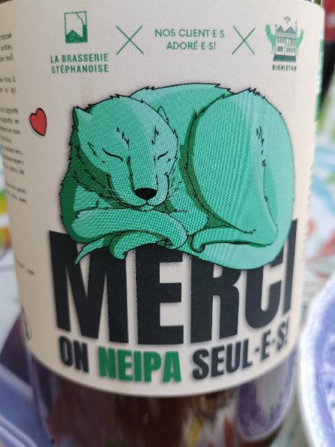 merci on neipa seul 4.2%, La Brasserie Stéphanoise, France