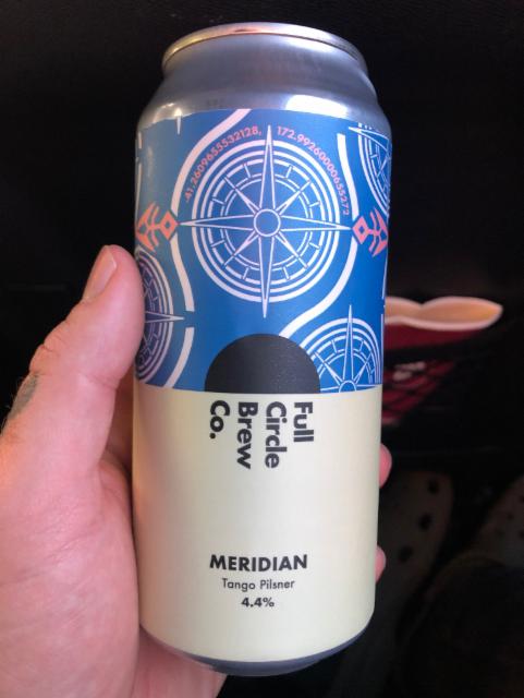 Meridian tango pilsner 4.4%, Full Circle Brew Co., England