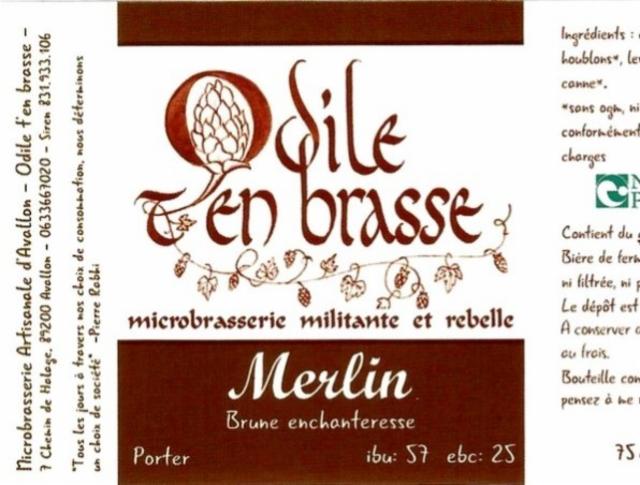 Merlin 5.8%, Odile T'En Brasse, France