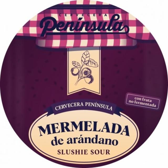 Mermelada De Arándanos 5.6%, Cervecera Península, Spain