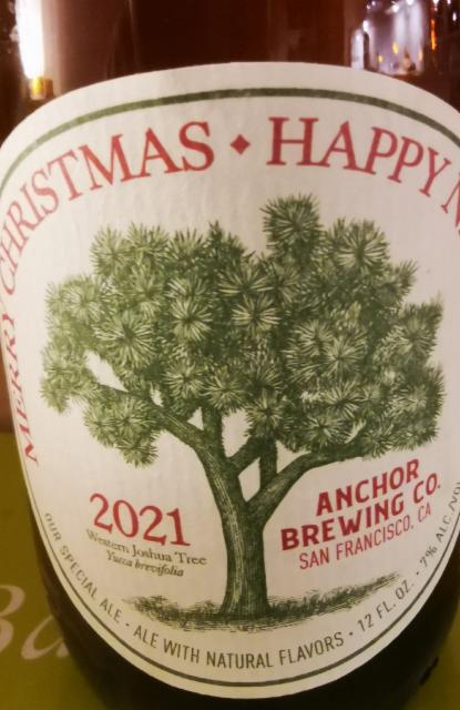 Merry Christmas & Happy New Year (2021) 7.0%, Anchor Brewing Company, United States