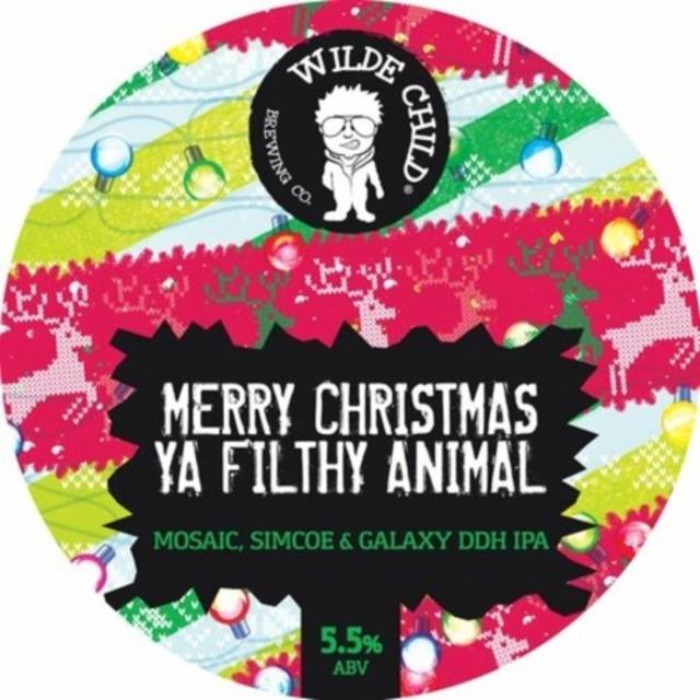 Merry Christmas Ya Filthy Animal, Wilde Child Brewing Co.