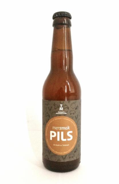 Mersmak Pils 4.7%, Telemark Bryggeri, Norway