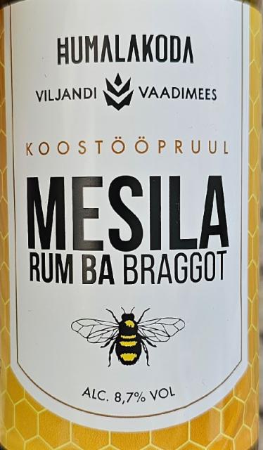 Mesila Rum BA 8.7%, Humalakoda, Estonia