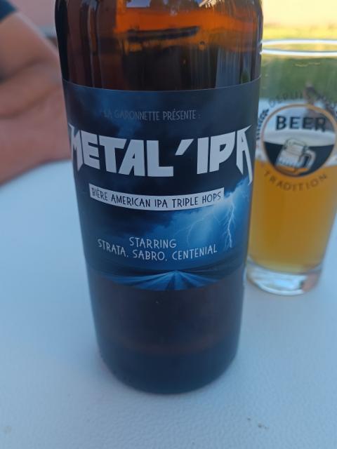 METAL'IPA 5.5%, Brasserie La Garonnette, France