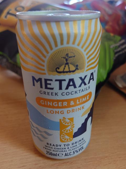 metaxa ginger & lime 5.0%, S.E.A Metaxa A.B.E, Greece