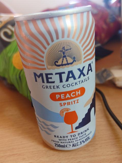 metaxa peach spritz 5.0%, S.E.A Metaxa A.B.E, Greece