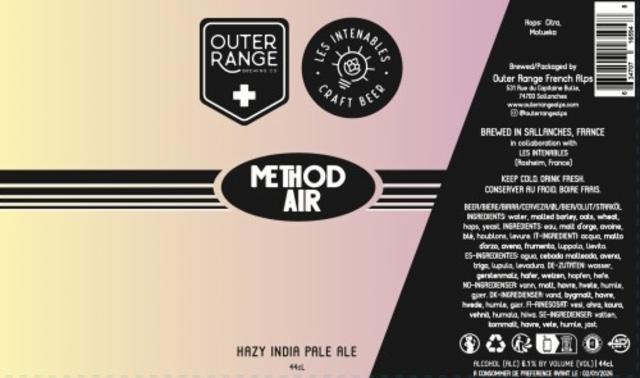 Method Air 6.1%, Outer Range Brewing Co. (France), France