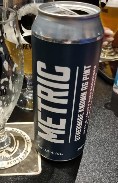 Metric 3.9%, Marble Beers, England
