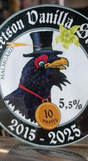 Metson vanilla stout 2025 5.5%, Malmgårdin Panimo, Finland