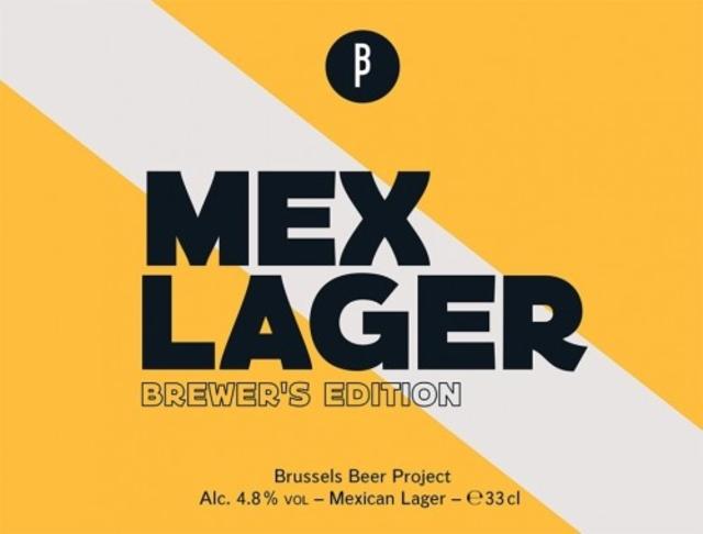 Mex Lager 4.8%, Brussels Beer Project, Belgium
