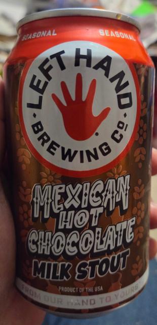mexican hot chocolate 6.0%, Left Hand Brewing, United States