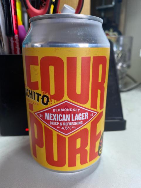 Mexican Lager 4.5%, Fourpure Brewing Co., England