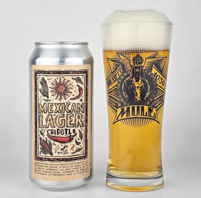 Mexican Lager 5.0%, Brasserie L'Apaisée, Switzerland