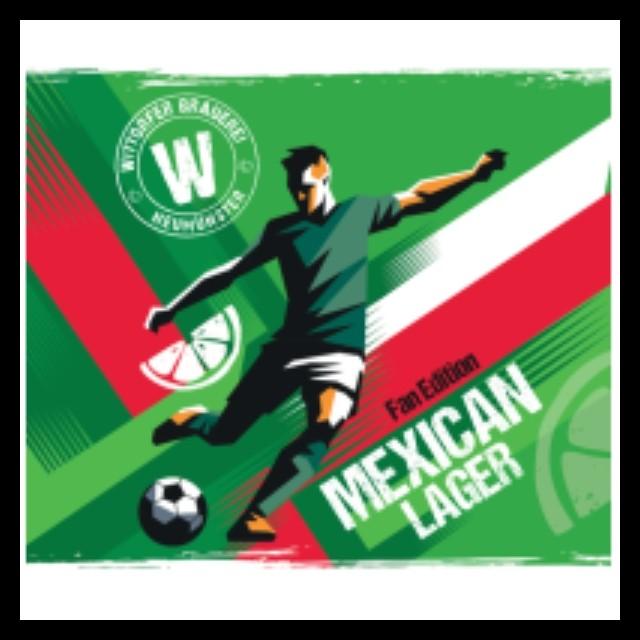 mexican lager (fan edition) 5.0%, Wittorfer Brauerei, Germany