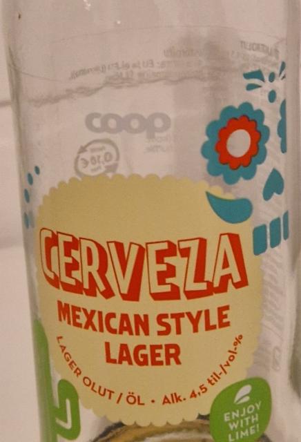 mexican style lager 4.5%, Coop Sverige, Sweden