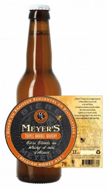 Meyer'S Triple Barrel Whisky 7.0%, Brasserie Sainte Cru, France