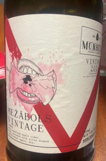 Mežābols Vintage 2024, Mūrbūdu Sidra Darītavas