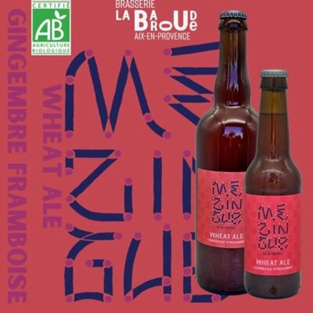 Mézingue Wheat Ale Framboise-Gingembre 4.5%, Brasserie La Baroude, France
