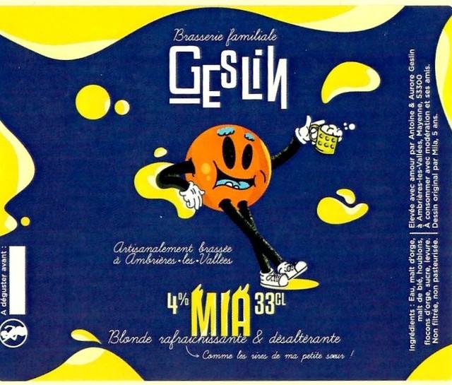 Mia 4.0%, Brasserie Geslin [Closed], France