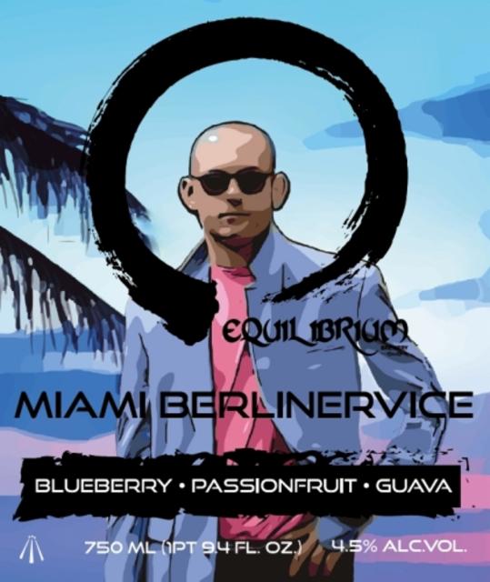 Miami BerlinerVice 5.0%, Equilibrium Brewery, United States