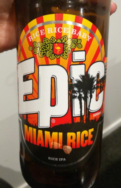Miami Rice 6.5%, Epic Brewing Company, New Zealand