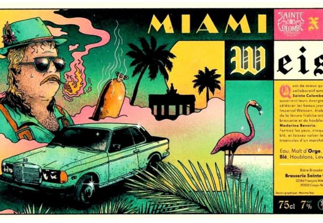 Miami Weiss 6.7%, Brasserie Sainte Colombe, France