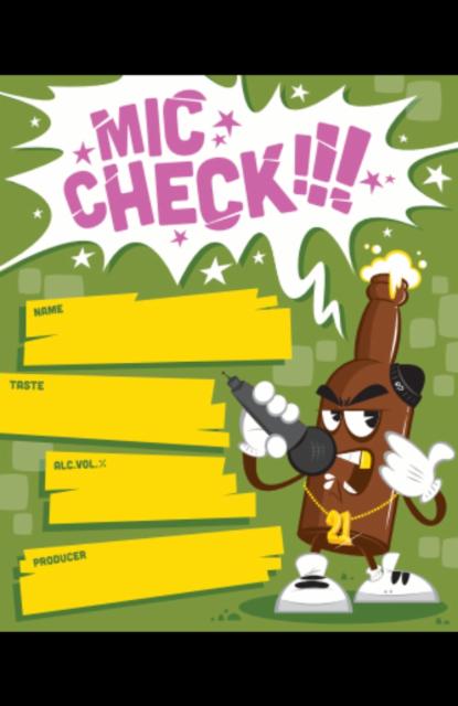 Mic Check!!! Dry Stout 4.7%, Olarin Panimo, Finland