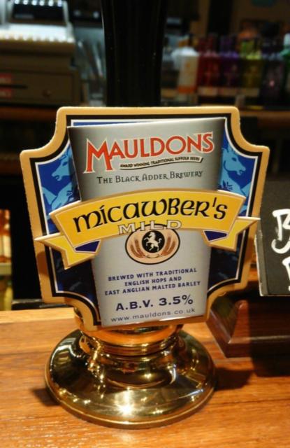 Micawber's Mild 3.5%, Mauldons, England