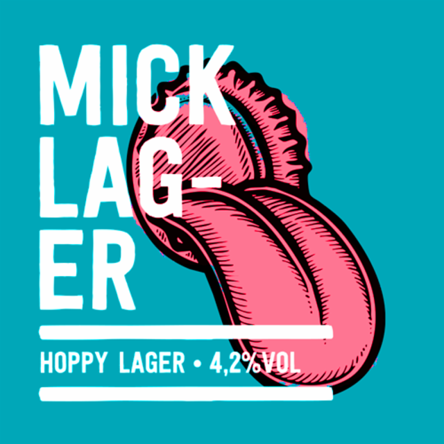 Mick Lager 4.8%, Cerveja Musa, Portugal