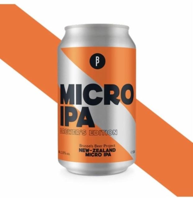 Micro IPA (NZ) 3.5%, Brussels Beer Project, Belgium