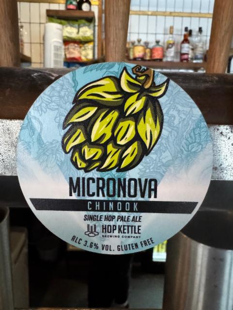 Micronova - Chinook 3.6%, Hop Kettle Brewery, England