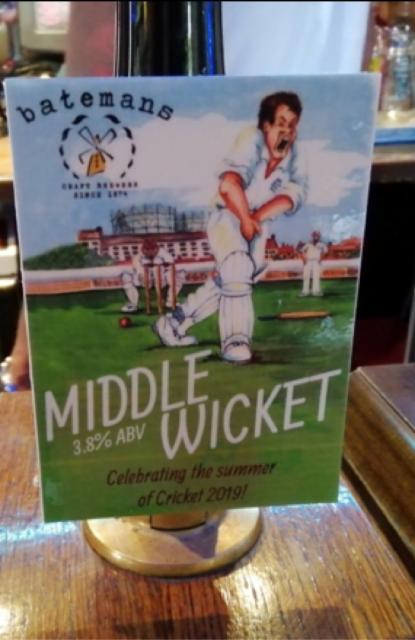 Middle Wicket 3.8%, Batemans Brewery, England