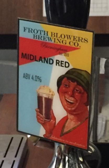 Midland Red 4.0%, Froth Blowers Brewing Company Ltd, England