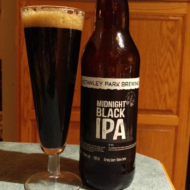 Midnight black IPA 7.0%, Stanley Park Brewing (ABInBev), Canada
