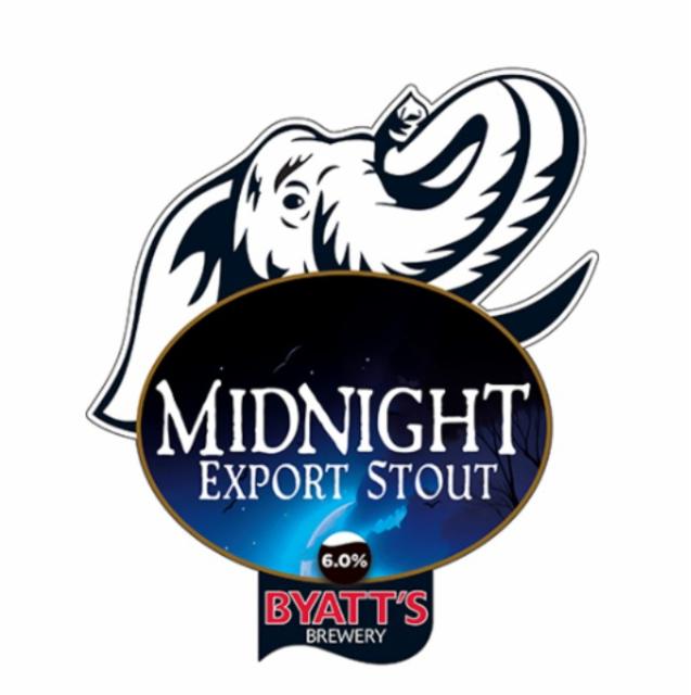 Midnight Export Stout 6.0%, Byatt's Brewery, England